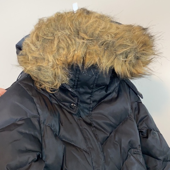Kenneth Cole Reaction Black Down Puffer Coat Size Small - Picture 9 of 15